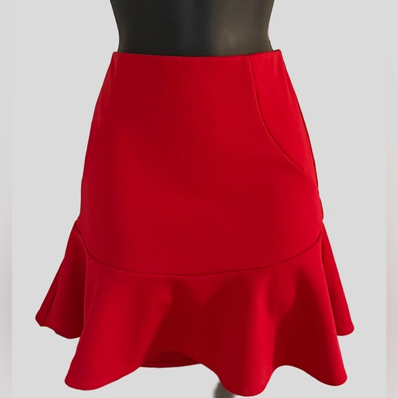 Express Dresses & Skirts - Express Vibrant Red Mini Skirt